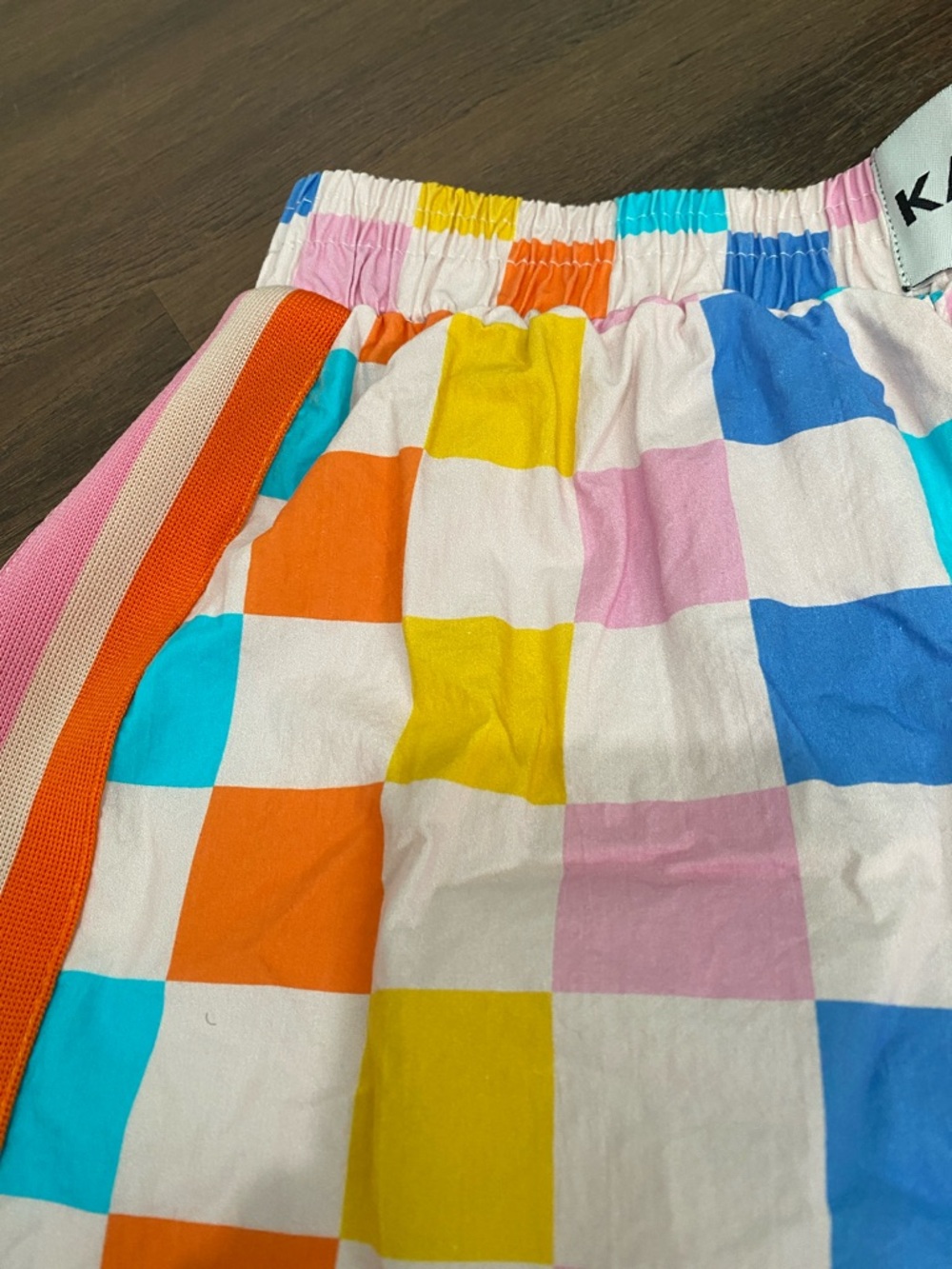 Katydid Women’s Checkered Boxer Style Cotton Shorts size M - Picture 8 of 8